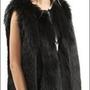 TopShop Faux Fur Vest